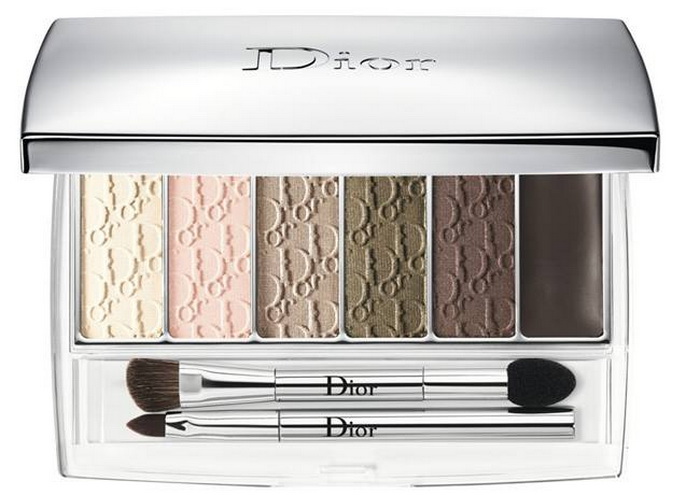 Палетка теней для век в натуральных оттенках Dior Eye Reviver 